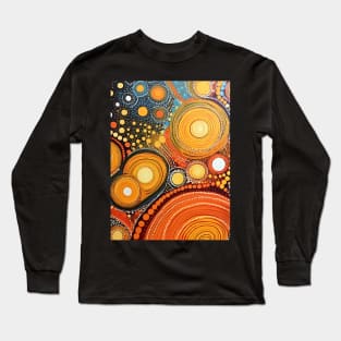 Explore the Cultural Depth: Australian Aboriginal Art and Unique Visual Traditions Long Sleeve T-Shirt